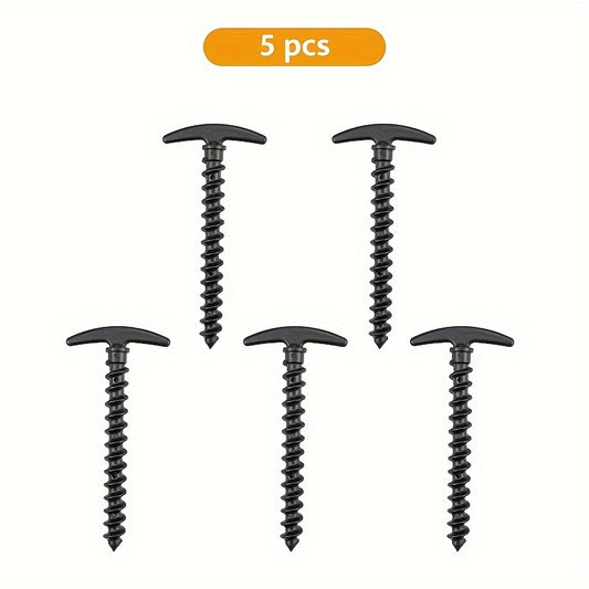 20pcs Tent Screw Nails Stakes for Camping