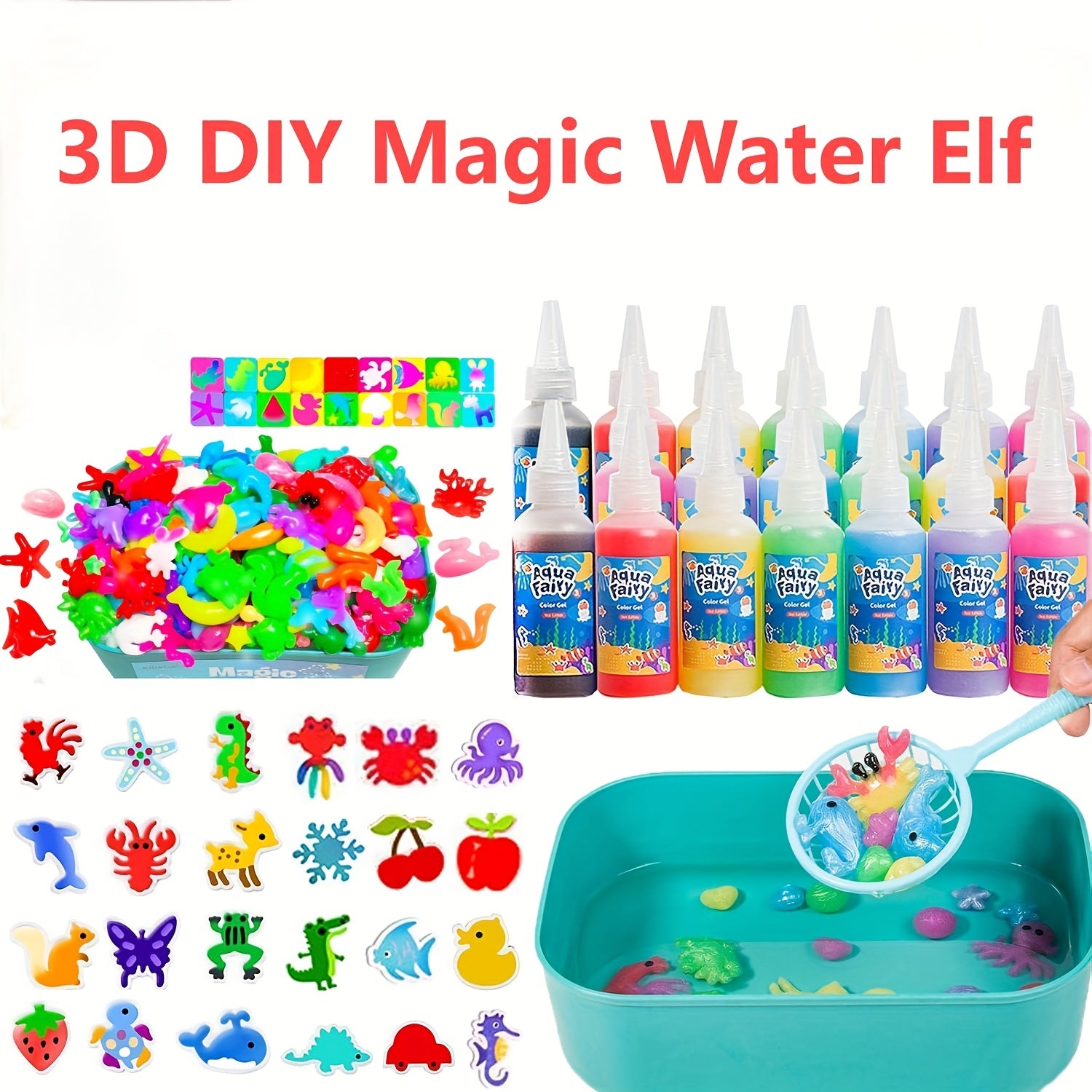 3D Magic Fairy Hydrogel Magic Water Spirit Package for Art And Crafts DIY