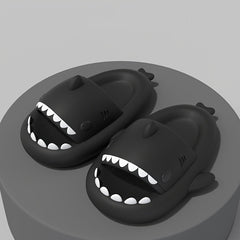 Men's Cartoon Shark Slippers Lightweight Non Slip Slides