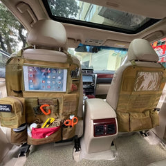 Car Truck Seat Back Organizer MOLLE Cover Storage Bag