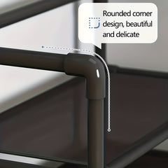 Coat Rack Shoe Storage Shelf Vertical Hanging Clothes Stand