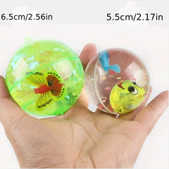 Glitter Crystal Ball Bouncy Ball Toy