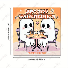 Deluxe Scary Painting Coloring Book - 22 Pages
