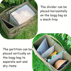 Portable Plastic Beach Bag Divider Lightweight Detachable Bag