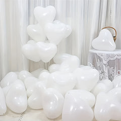 20pcs Heart Balloons Perfect For Wedding Christmas Decoration