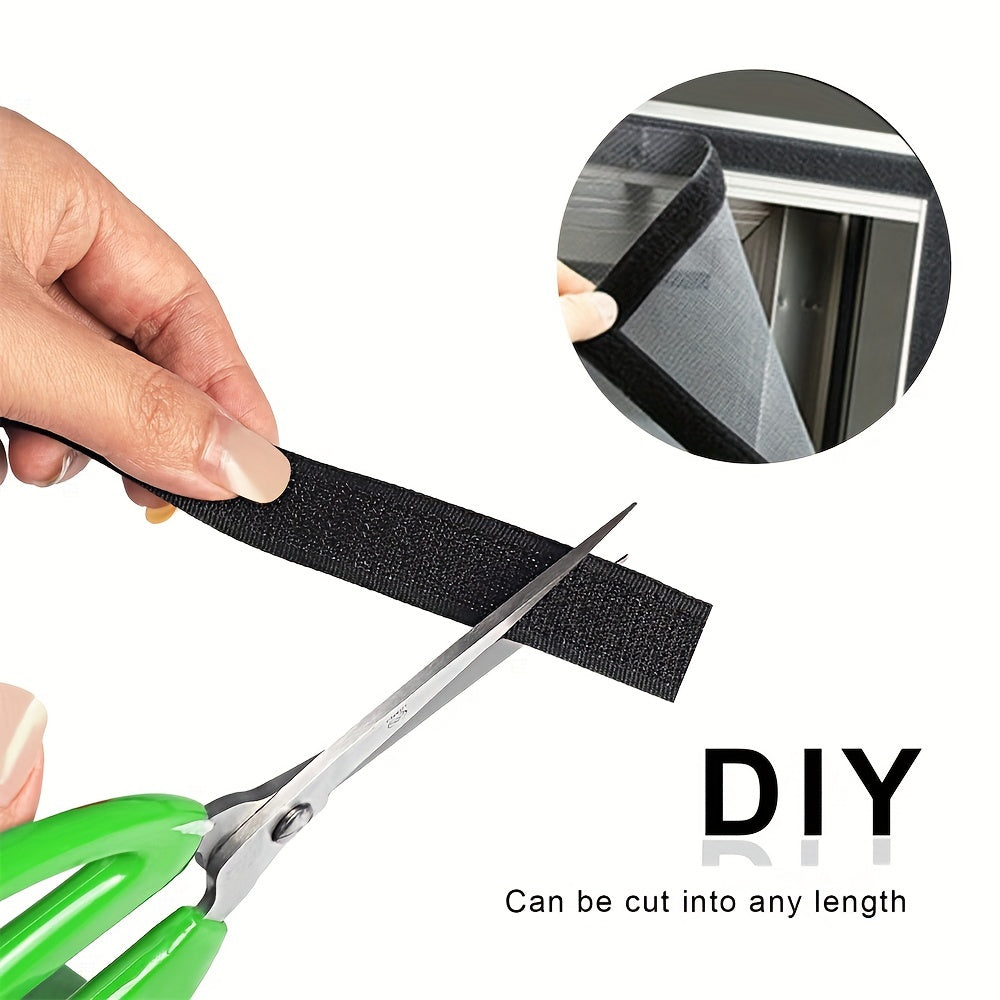 2 Vol. Adhesive Hook and Loop Tape DIY Nylon Sticker Double Sided Fastener