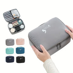 Minimalist Makeup Organizer Portable Cosmetic Bag Travel Toiletry Wash Bag
