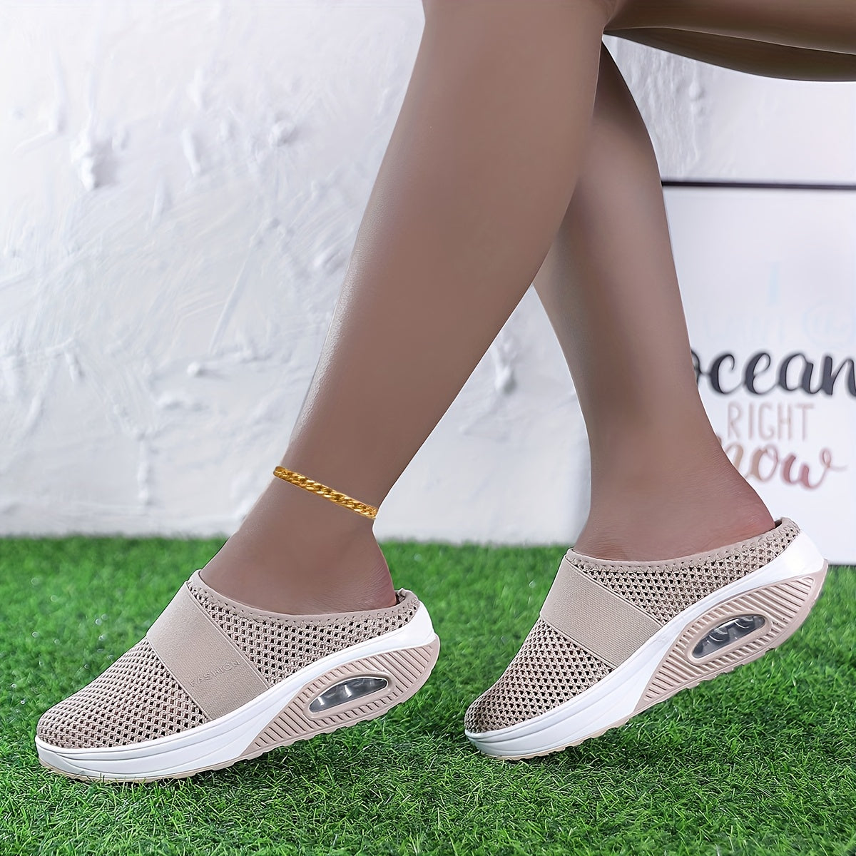 Women's Breathable Air Cushion Running Shoes Lightweight Outdoor Sports