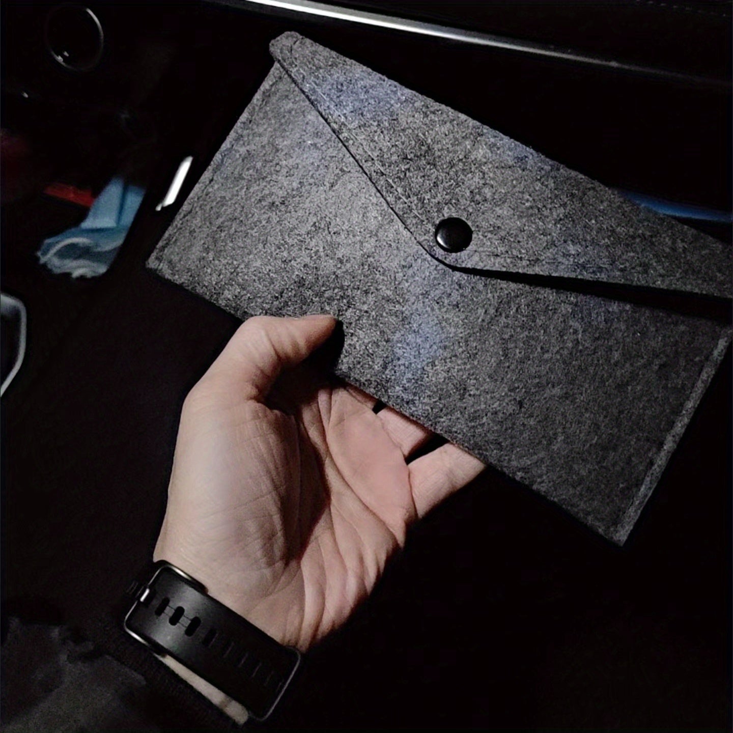 Mini Felt Travel Storage Bag for Jewelry Keychain Coins