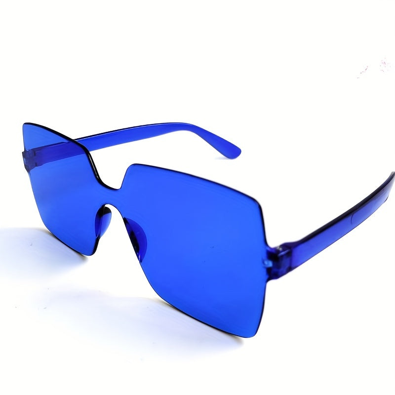 Fashionable Square Sunglasses Frameless European American Style