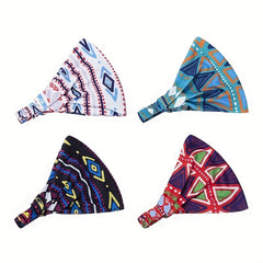 Boho Style Sports Yoga Wide Brim Hair Band Head Scarf Vintage