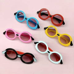 Cartoon Puppy Y2K Sunglasses for Kids