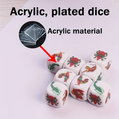 5pcs Essential Party Dice for Multiplayer Games