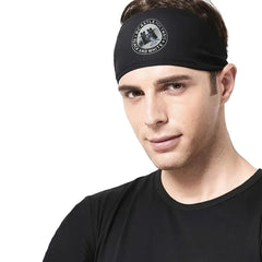Castle Football jay Sports Headband for Men Breathable Mesh Washable Sweatband