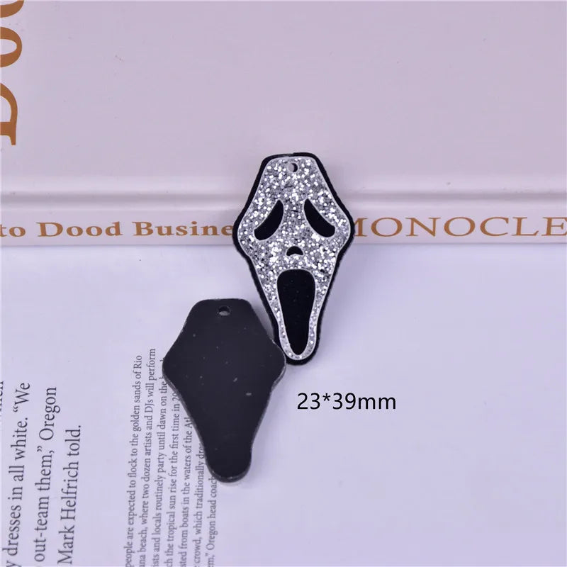 5pcs Halloween Skull DIY Patch for Crafts R66