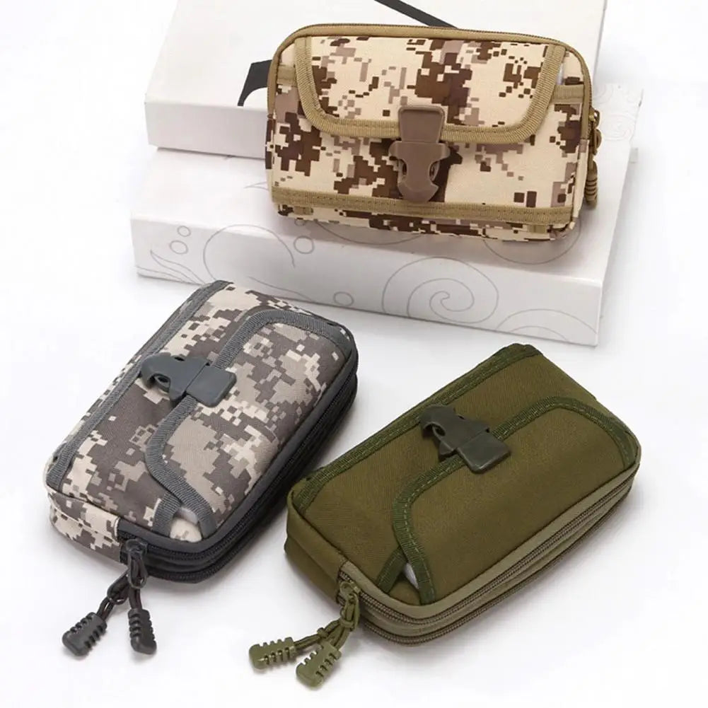 6.5-inch Phone Waist Bag Camouflage Waterproof Fanny Pack