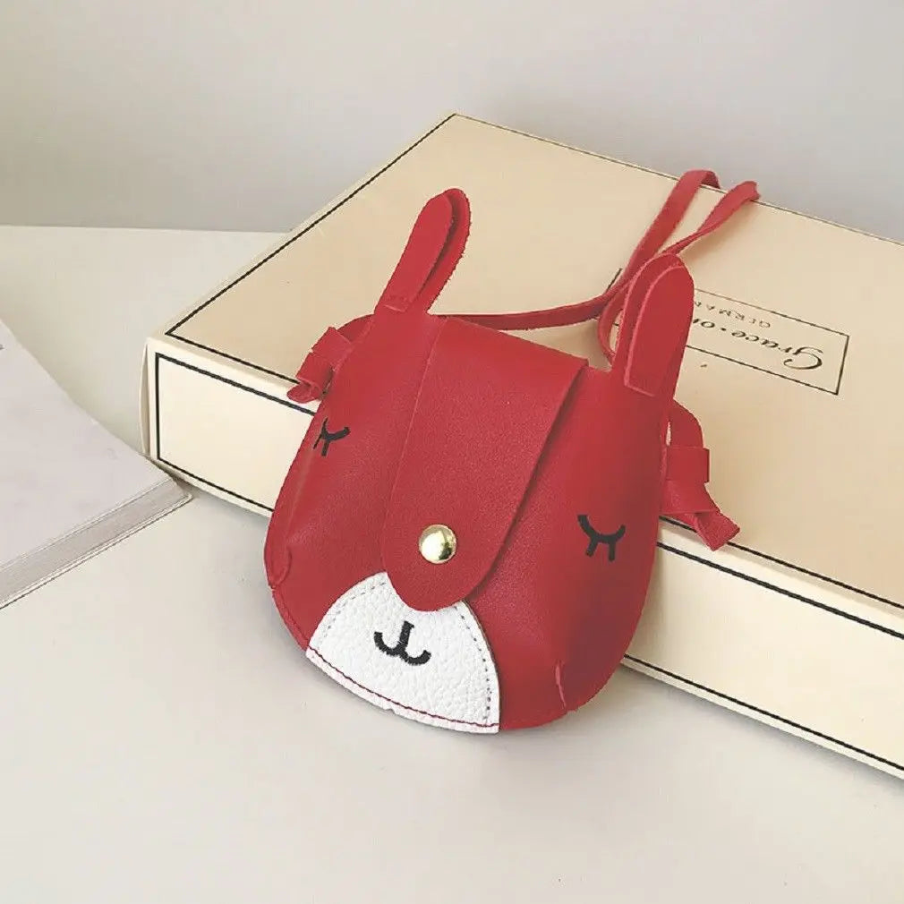 6 Colors Kids Lovely Bags Mini Crossbody Bag Rabbit PU Handbag