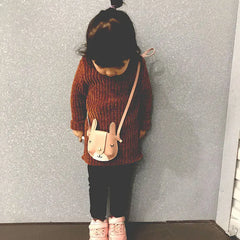 6 Colors Kids Lovely Bags Mini Crossbody Bag Rabbit PU Handbag