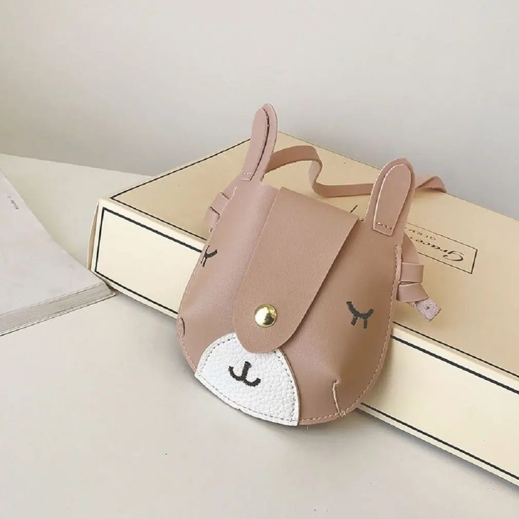 6 Colors Kids Lovely Bags Mini Crossbody Bag Rabbit PU Handbag