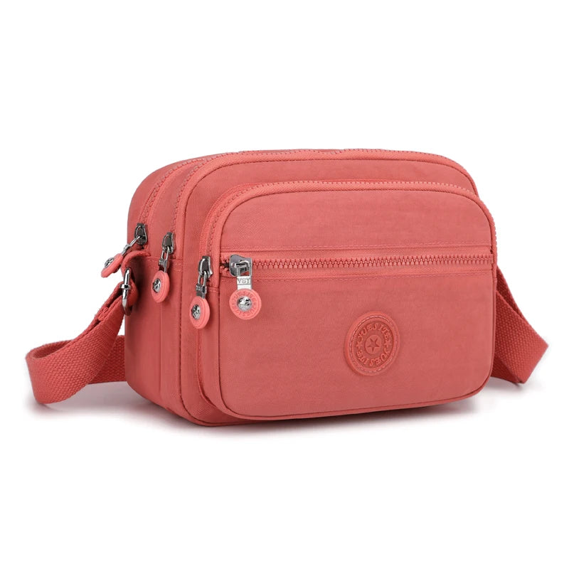 6 Colors Solid Small Women's Handbag Casual Travel Waterproof Beach Bag