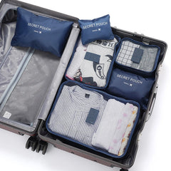 6 Pcs Waterproof Travel Clothes Storage Bags Portable Luggage Organizer Pouch