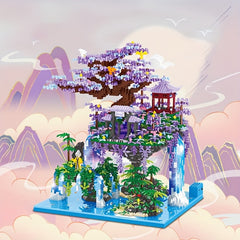 Fantasy Fairy Castle Building Blocks Set ABS Material DIY Construction Kit