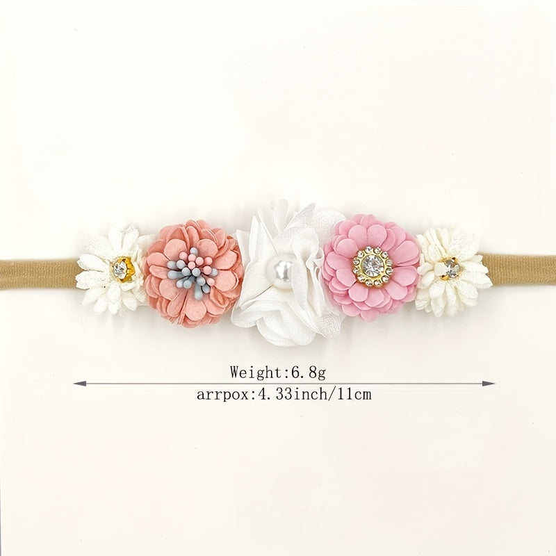 Soft Flower Headband for Baby Girls