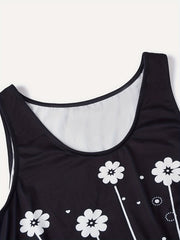  Floral Print Tank Top for Women