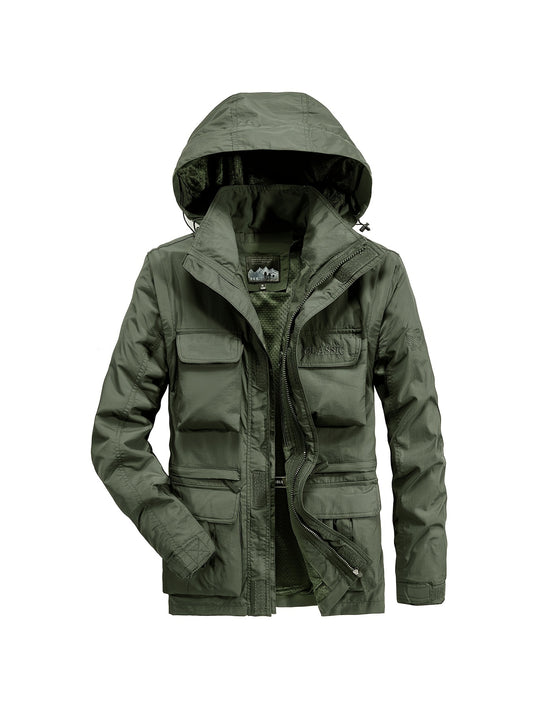 Men's Outdoor Windproof Waterproof Windbreaker Jacket