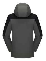 Men's Active Lapel Zip Up Jacket Windbreaker