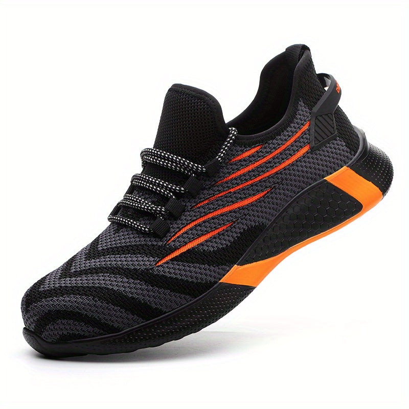 Unisex Steel Toe Work Safety Shoes Non Slip Breathable Sneakers