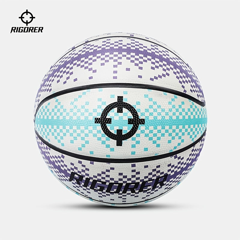 RIGORER No 7 Basketball Durable Rubber Training Ball