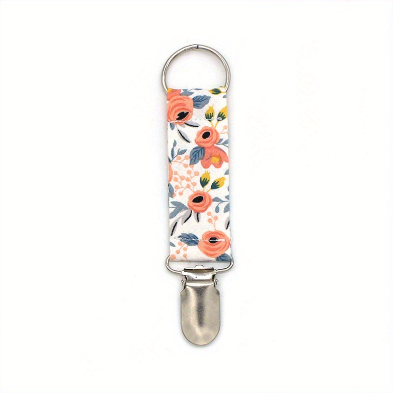 Printed Fabric Hat Hanger Outdoor Travel Bag Clip Lightweight Portable
