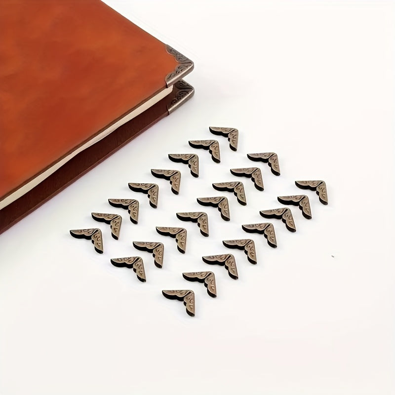 Journal Metal Corner Protector Bag Accessories Thin Leather Book Corner