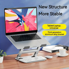 Foldable Laptop Stand Portable Notebook Support Base Holder Adjustable Riser