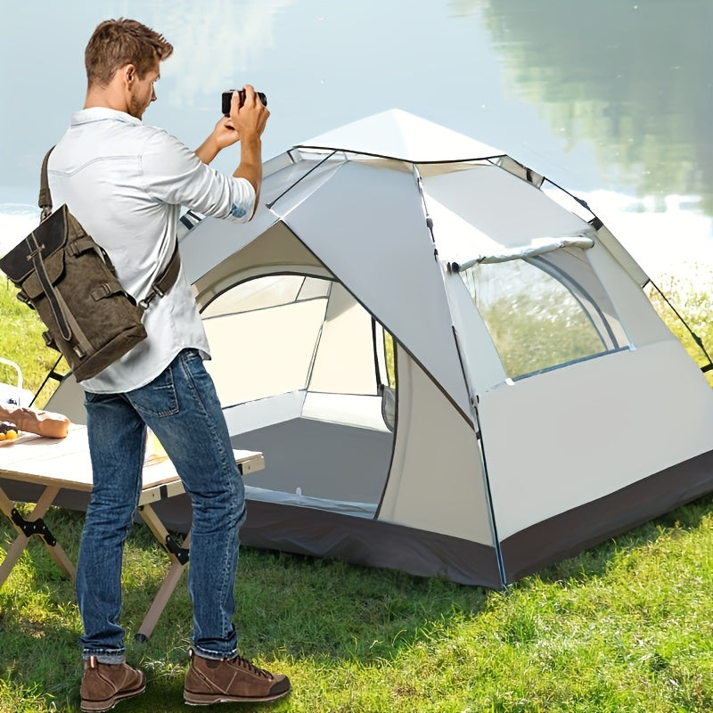 Automatic Camping Tent for 2-4 People Sunscreen & Rainproof
