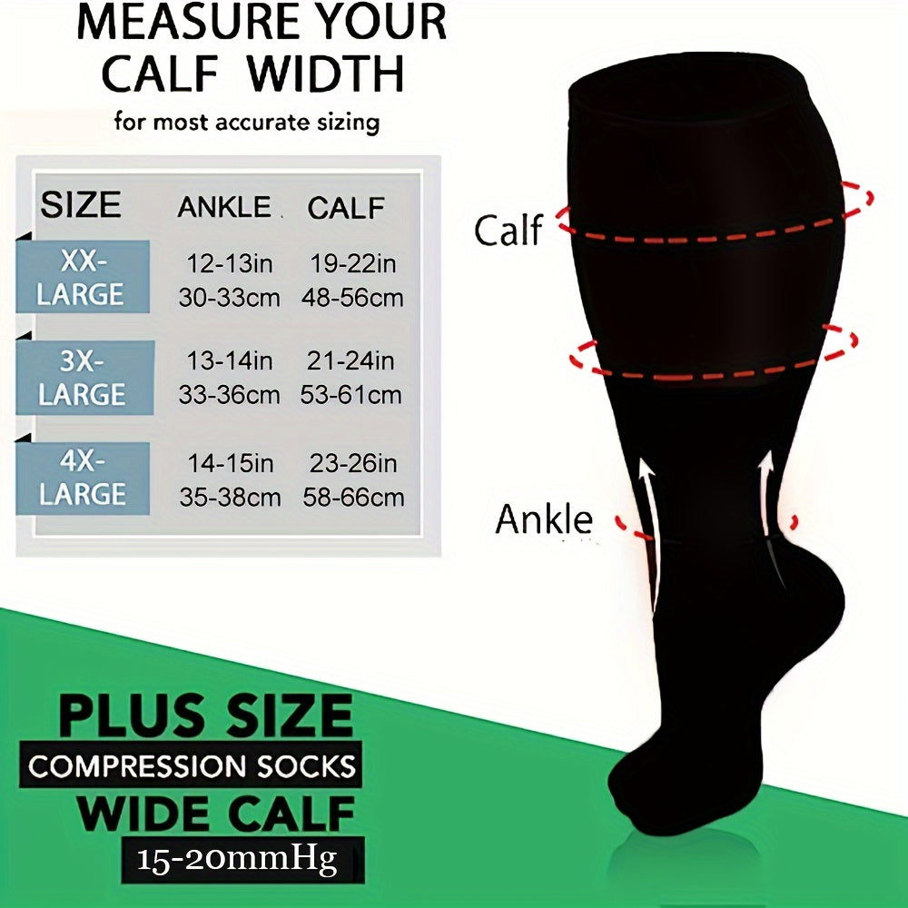 4 Copper Compression Socks 20-30 mmHg for Women & Men Circulation Support