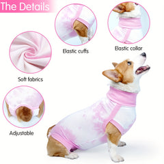 Tie Dye Pet Recovery Shirt Surgery Suit For Dogs