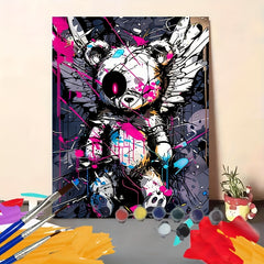 DIY Number Painting Kit Bear Home Wall Decor Gift Choice