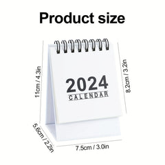 1pc Mini Calendar Student Portable Notepad Calendar Book Ornament