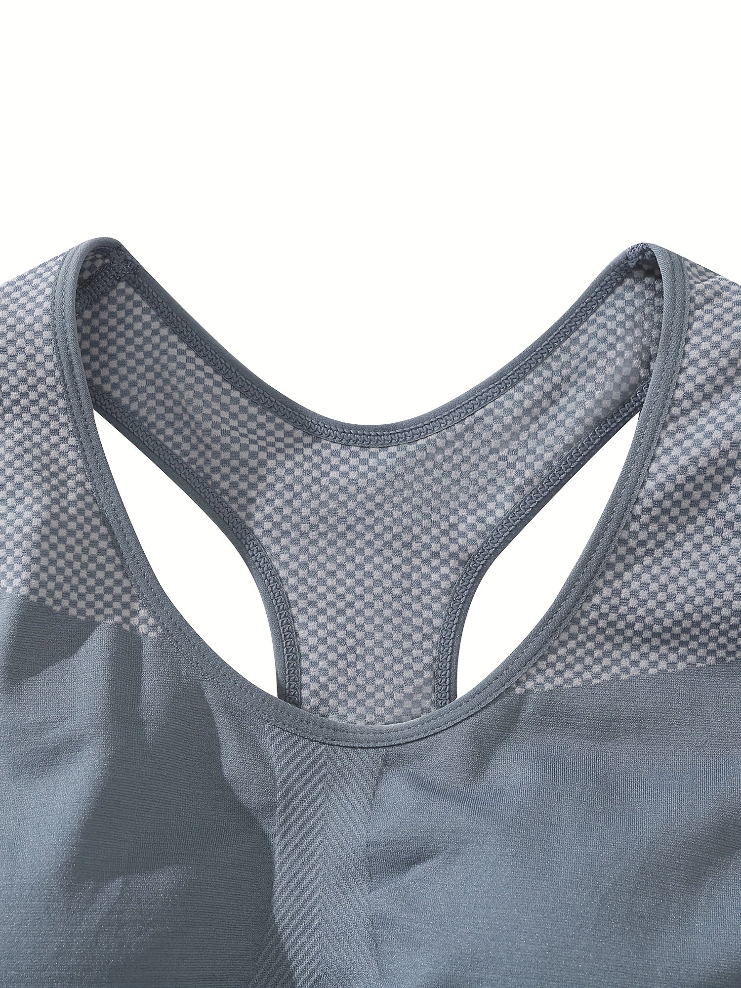 2 Pack Women's Plus Size Sports Bras Set Plus Full Coverage Wireless Racer Back