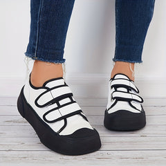 Women's Breathable Walking Shoes Hook & Loop Fastener Casual Sneakers