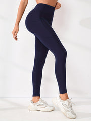 High Waist Pocket Butt Lifting Sports Pants Seamless Quick Drying Yoga Leggings