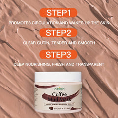 Coffee Mud Mask With Bentonite Clay Argan For Healthy Skin