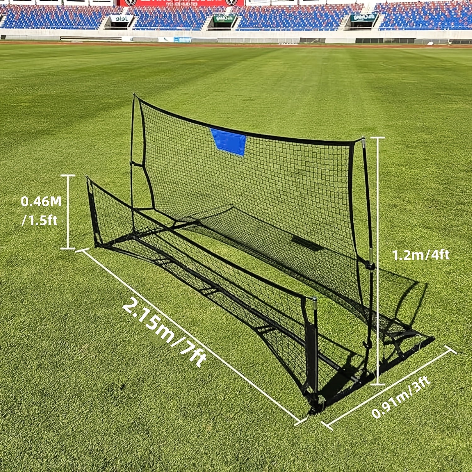 Portable Soccer Rebounder Trainer Net for Indoor & Outdoor Training