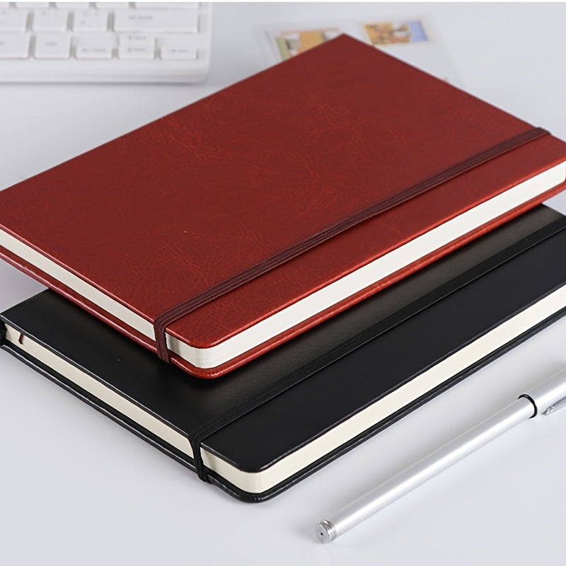 Lined Journal Notebook 200 Pages 5.7 x 8.3 with Elastic Strap