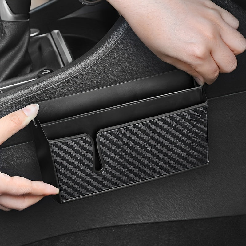 Multifunctional Car Storage Box Double Layer Self Adhesive