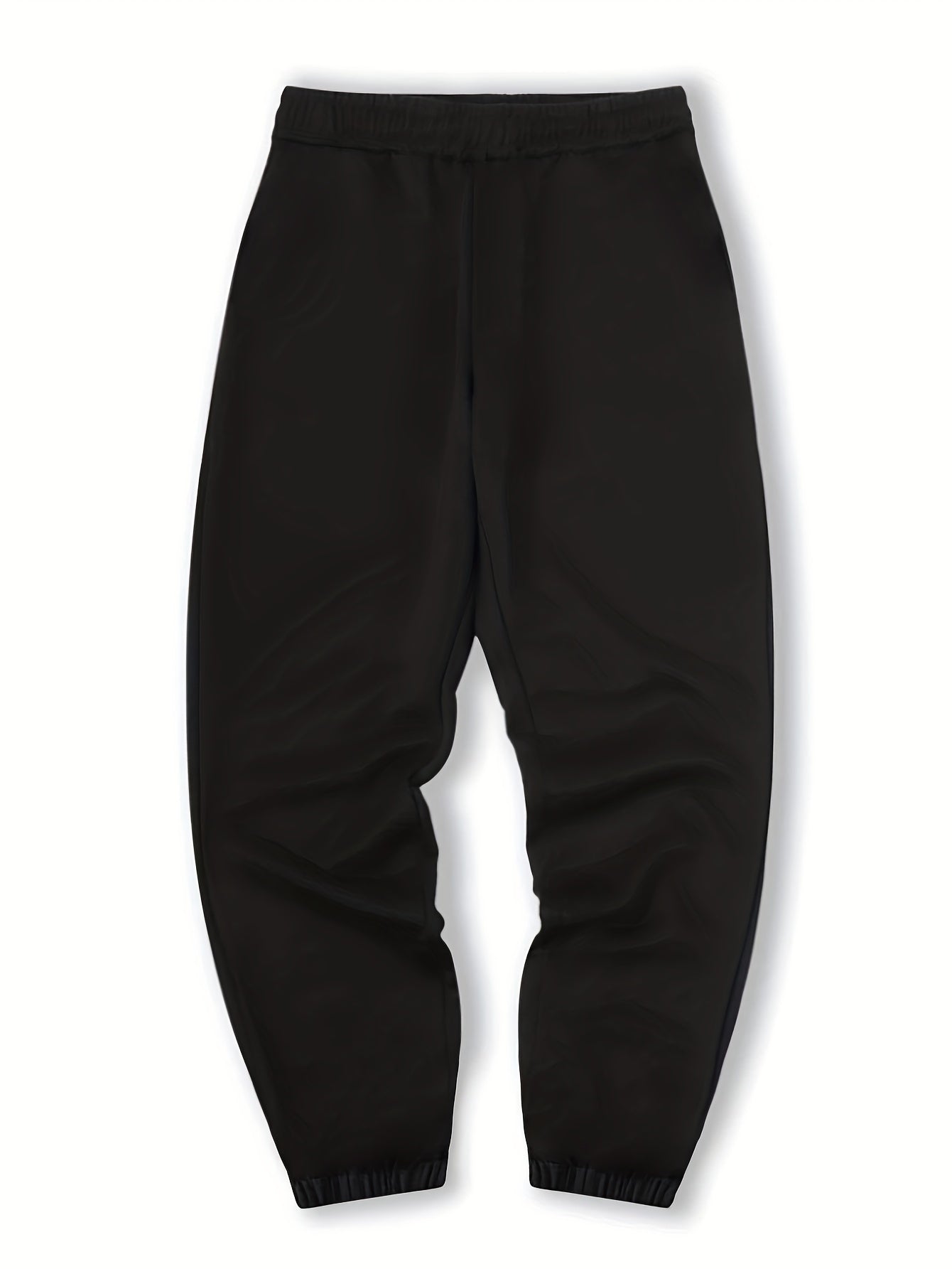 Men's Poker Card Symbol Print Joggers Breathable Sweatpants