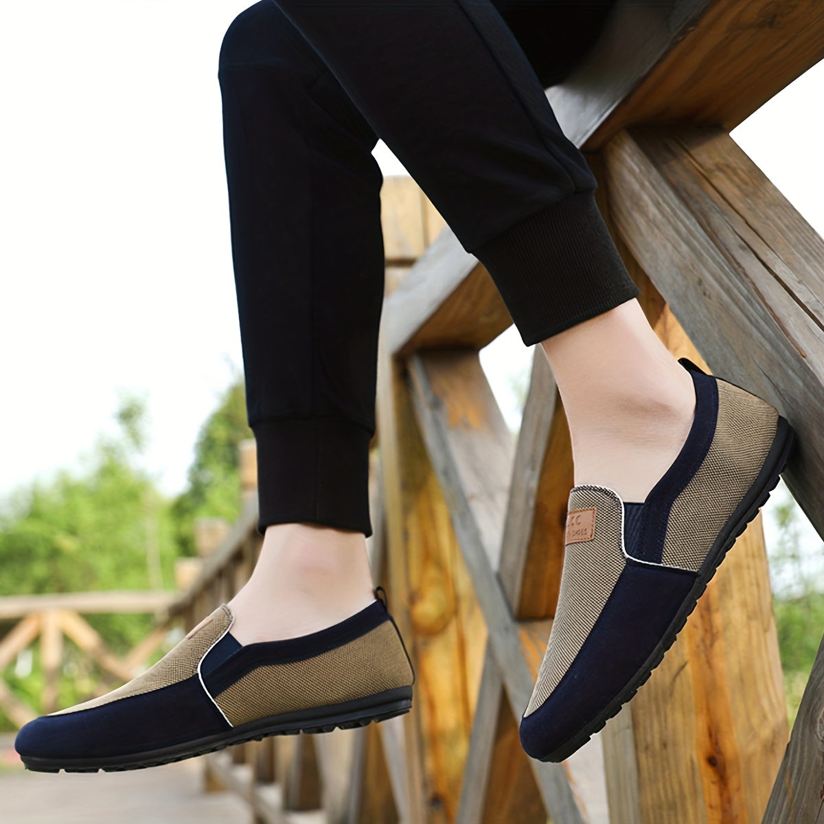 Men's Canvas Slip On Loafers - Assorted Colors