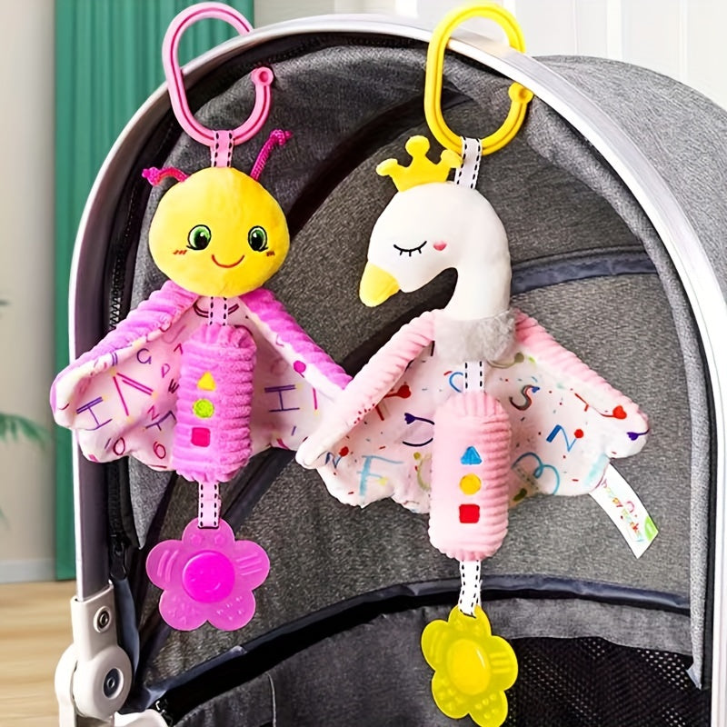 Baby Girl Toys 0-1 Years: Handbells, Rattles, Plush Car Hanging & More